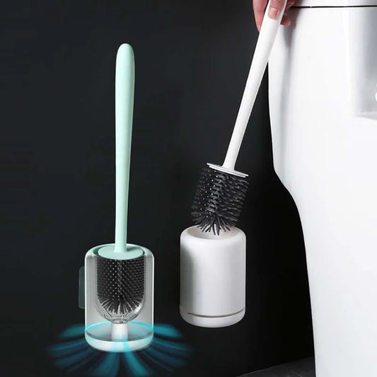 Silicone Toilet Brush With Holder