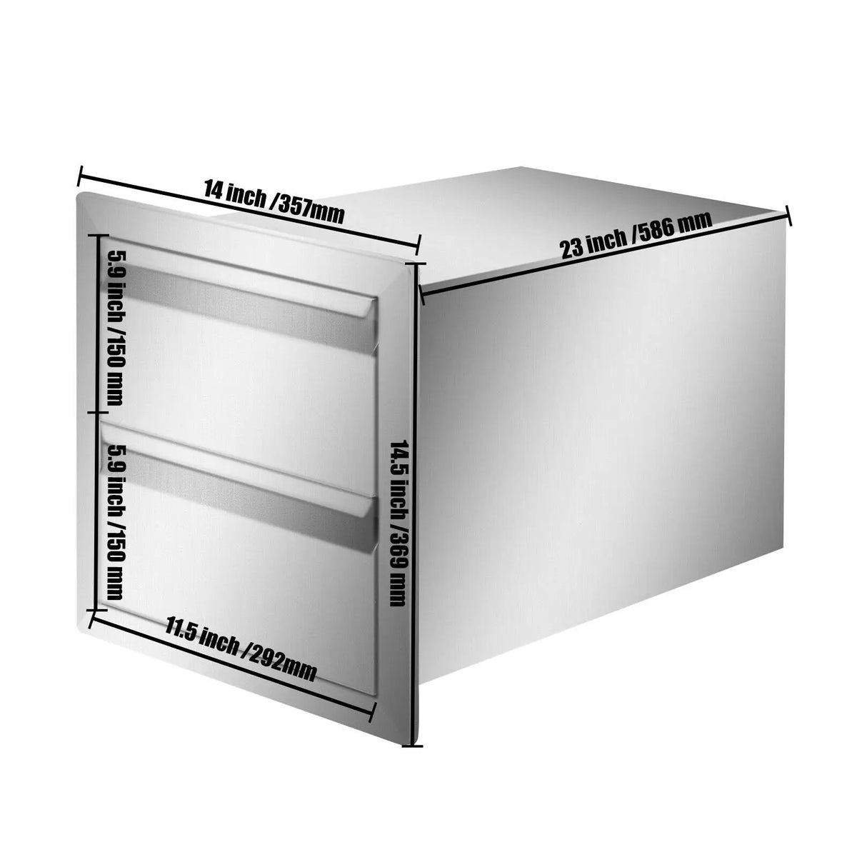 Stainless Steel Kitchen Multiple Access Drawer