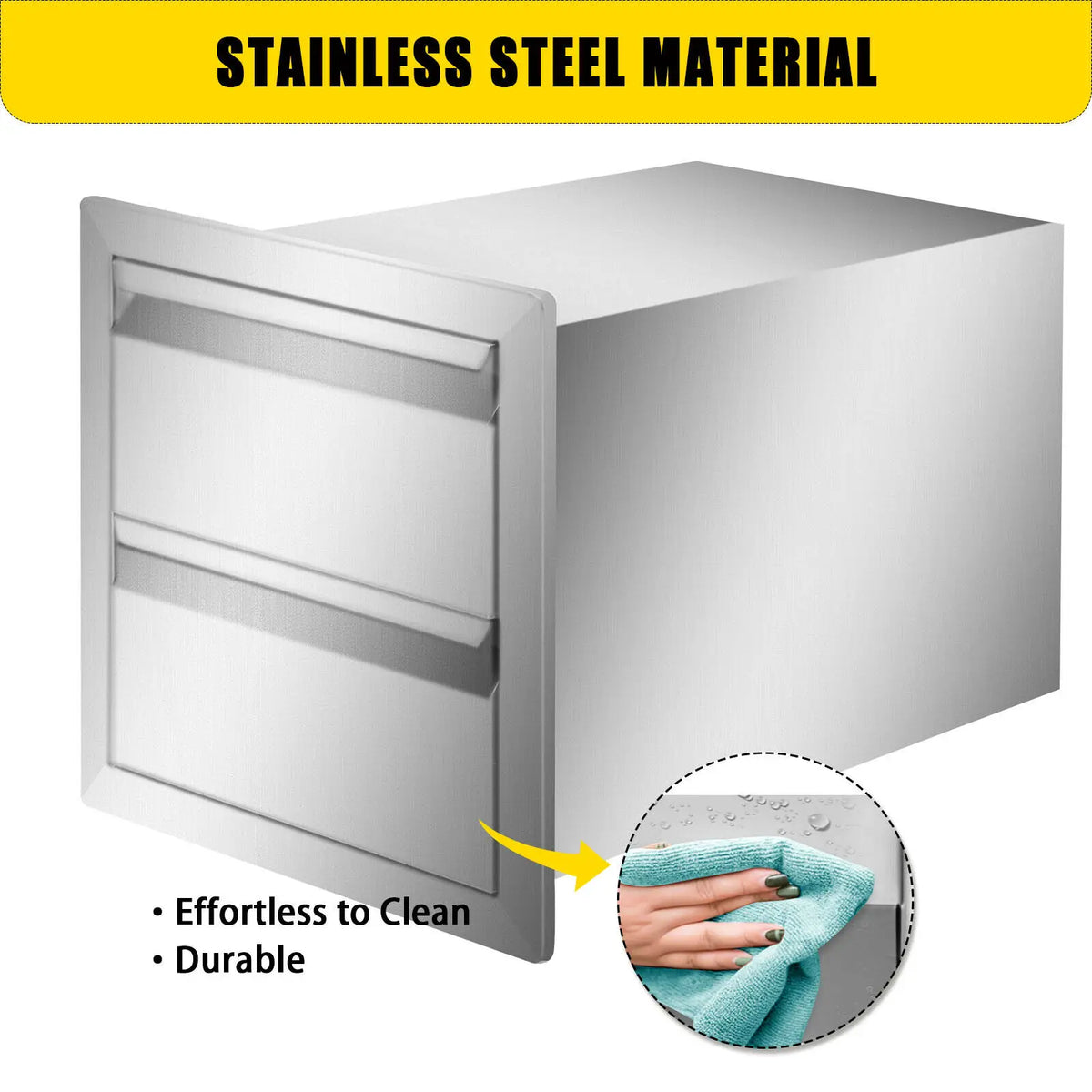 Stainless Steel Kitchen Multiple Access Drawer