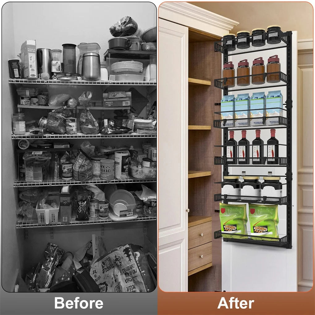 6-Tier Over the Door Pantry Organizer