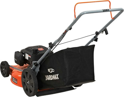 Push Lawn Mower with High Rear Wheels