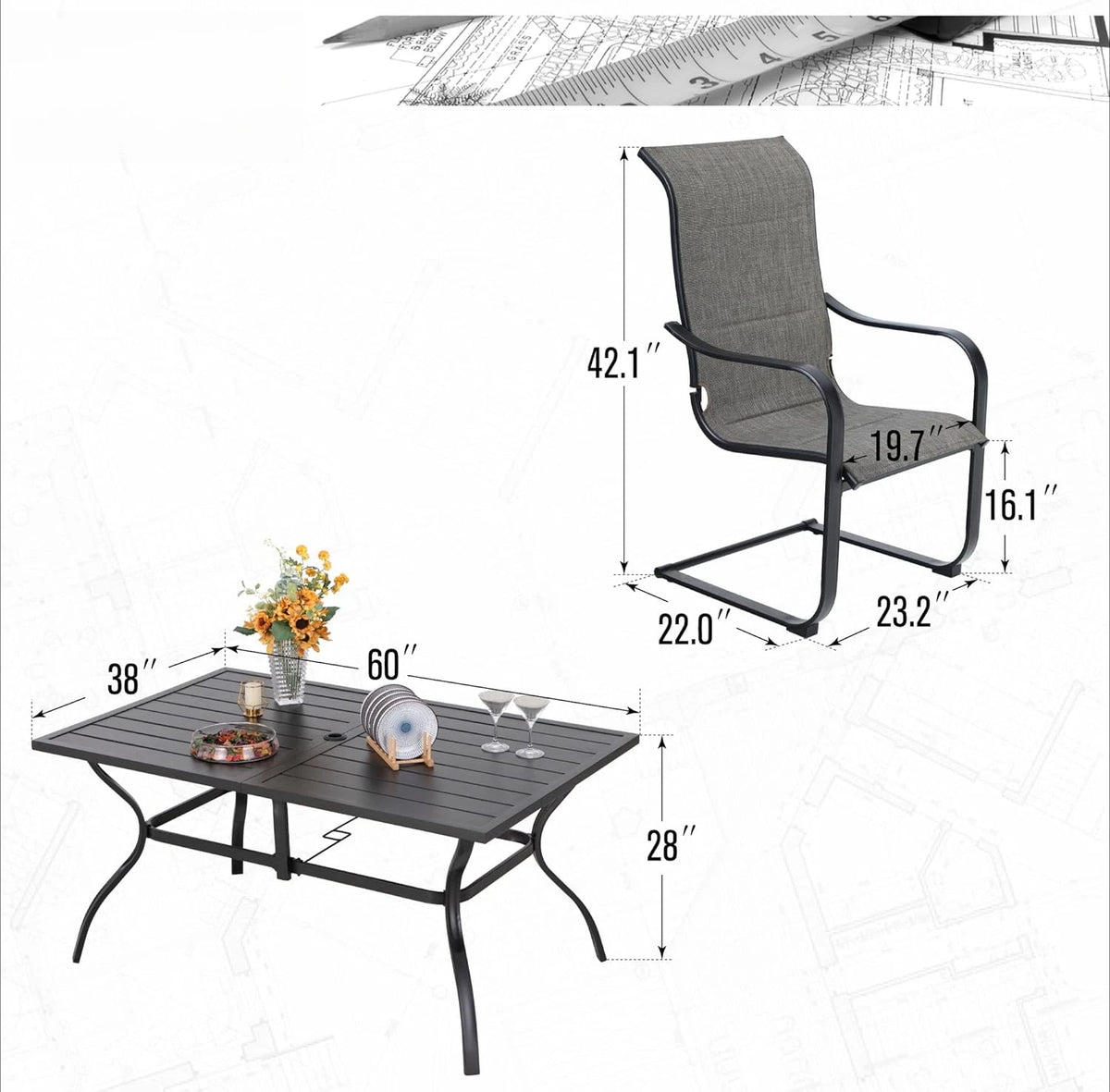 Outdoor Patio Dining Set