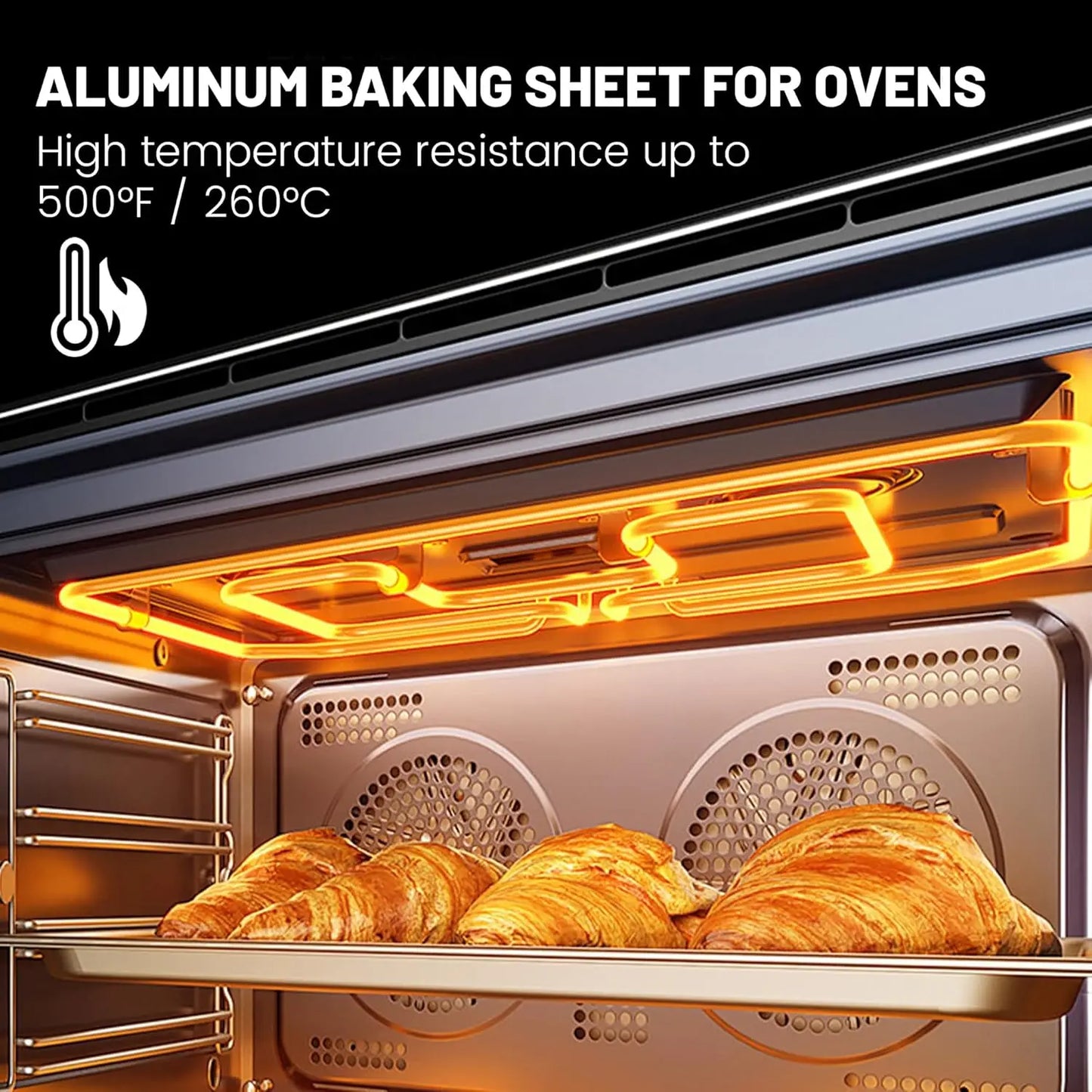 12 Pack Aluminum Baking Sheet Pan 6" × 18"