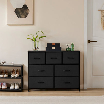 Dresser With 7 Fabric Drawers