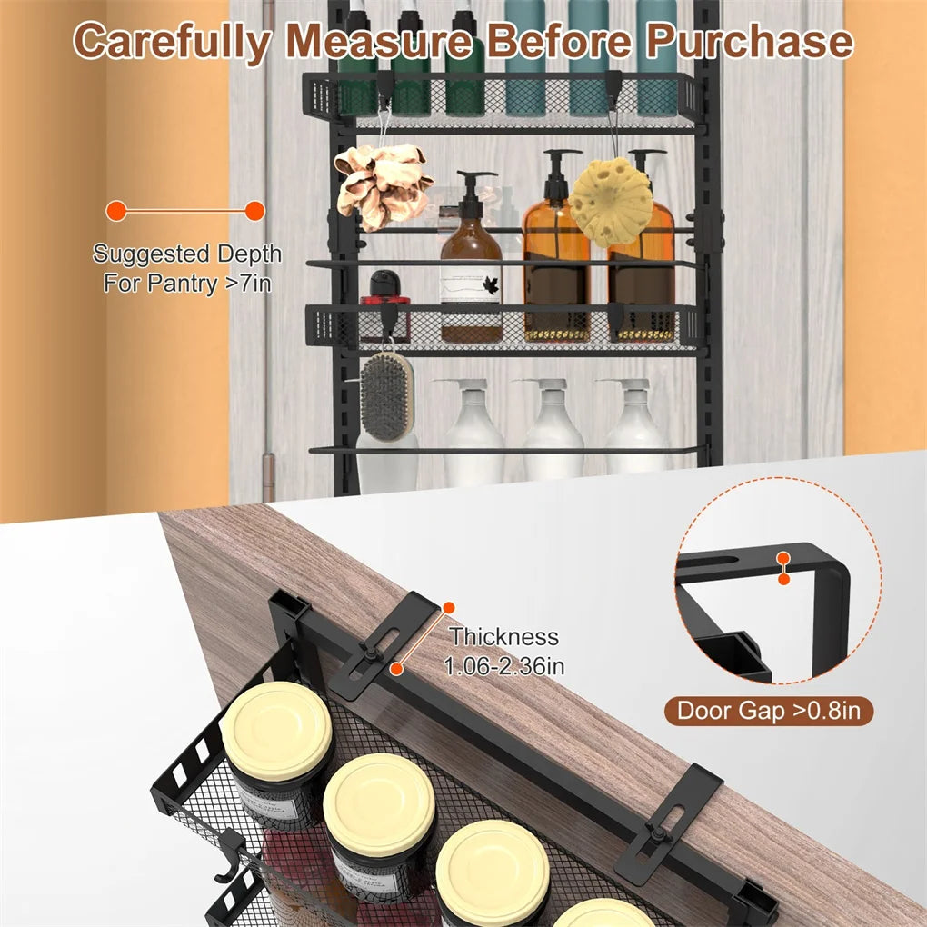 6-Tier Over the Door Pantry Organizer