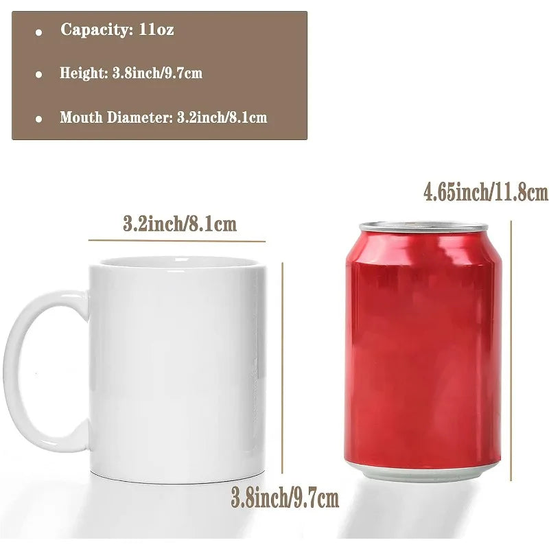 11 oz Set of 12 Blank Mugs