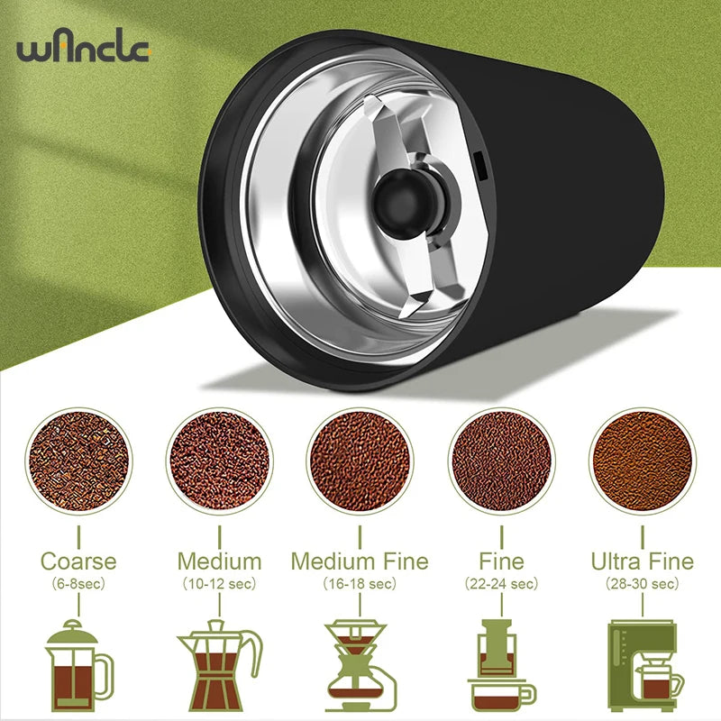 200w High-Power Multifunctional Coffee Grinder