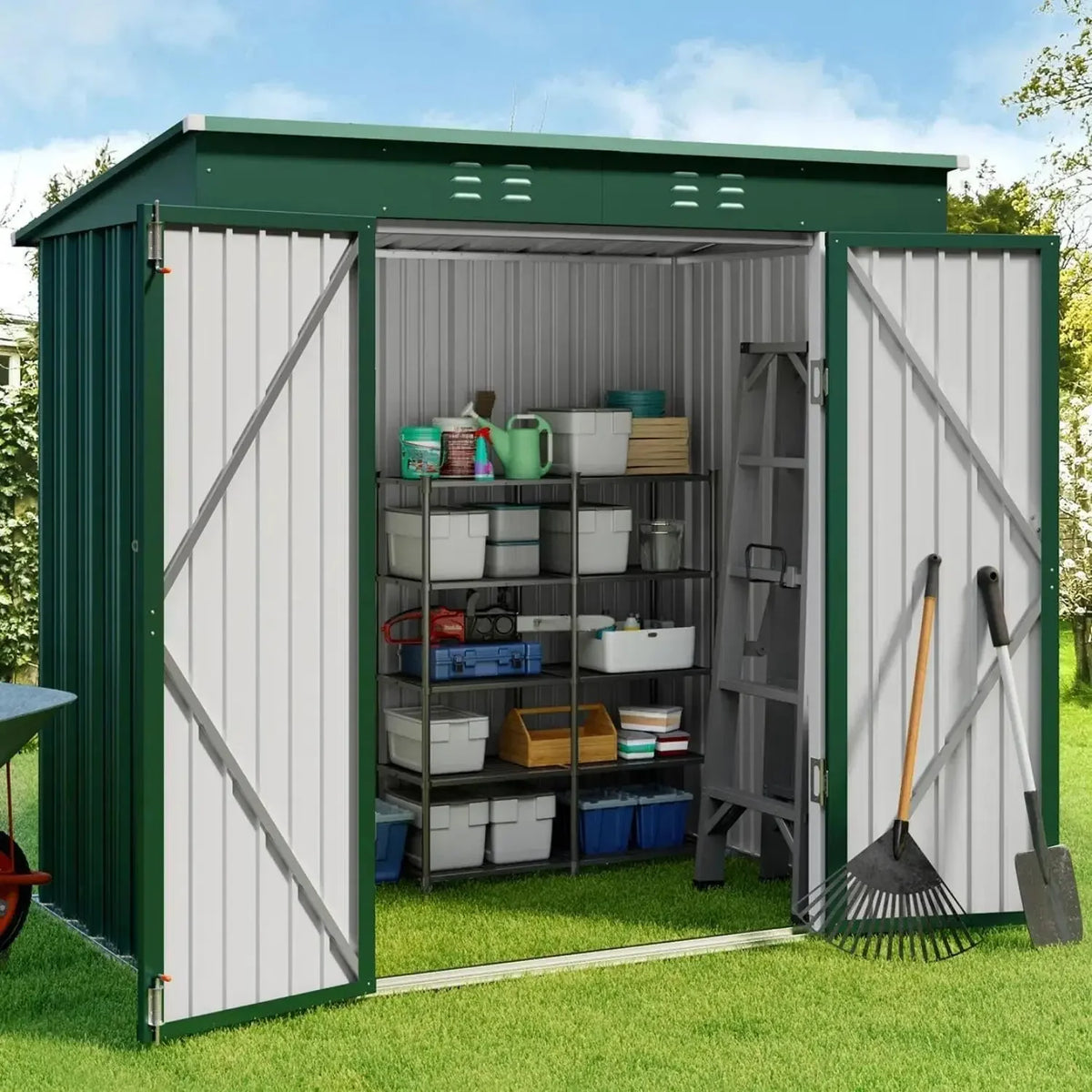 6' x 4' Outdoor Storage Shed
