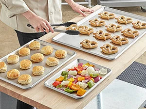 12 Pack Aluminum Baking Sheet Pan 6" × 18"