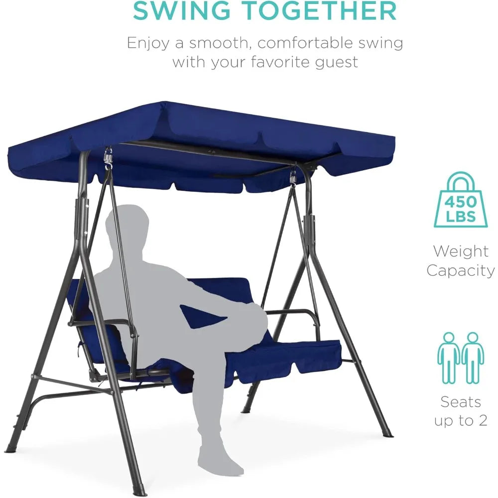 2-Person Outdoor Patio Swing Chair