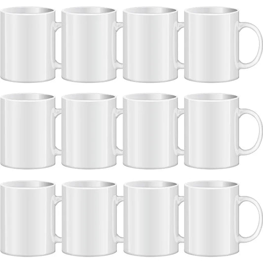 11 oz Set of 12 Blank Mugs