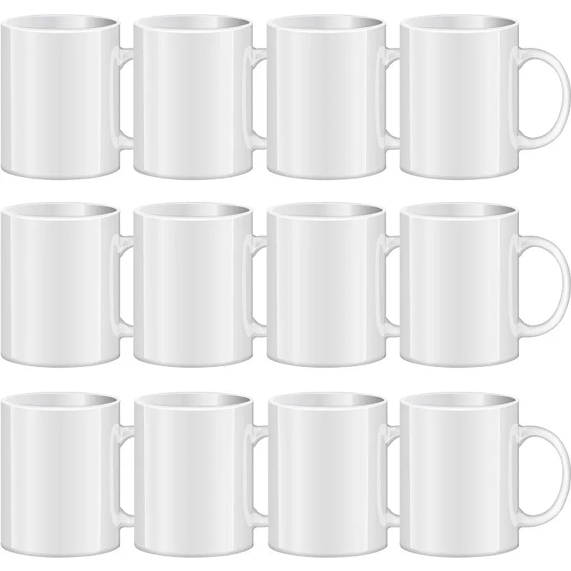 11 oz Set of 12 Blank Mugs