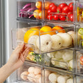 Stackable Refrigerator Drawer Organizer Bins