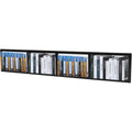 5 Piece Wall Mount Media Storage Rack