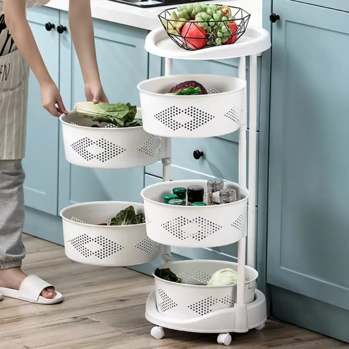 5-Layer Kitchen Cart