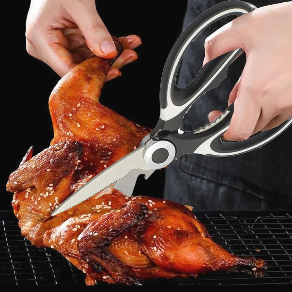 Multi-functional Kitchen Stainless Steel Scissors