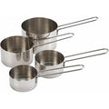 4 Piece Stainless Steel Measuring Cup Set