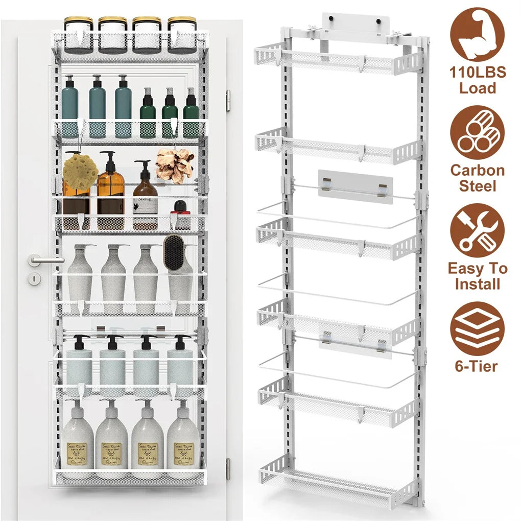 6-Tier Over the Door Pantry Organizer