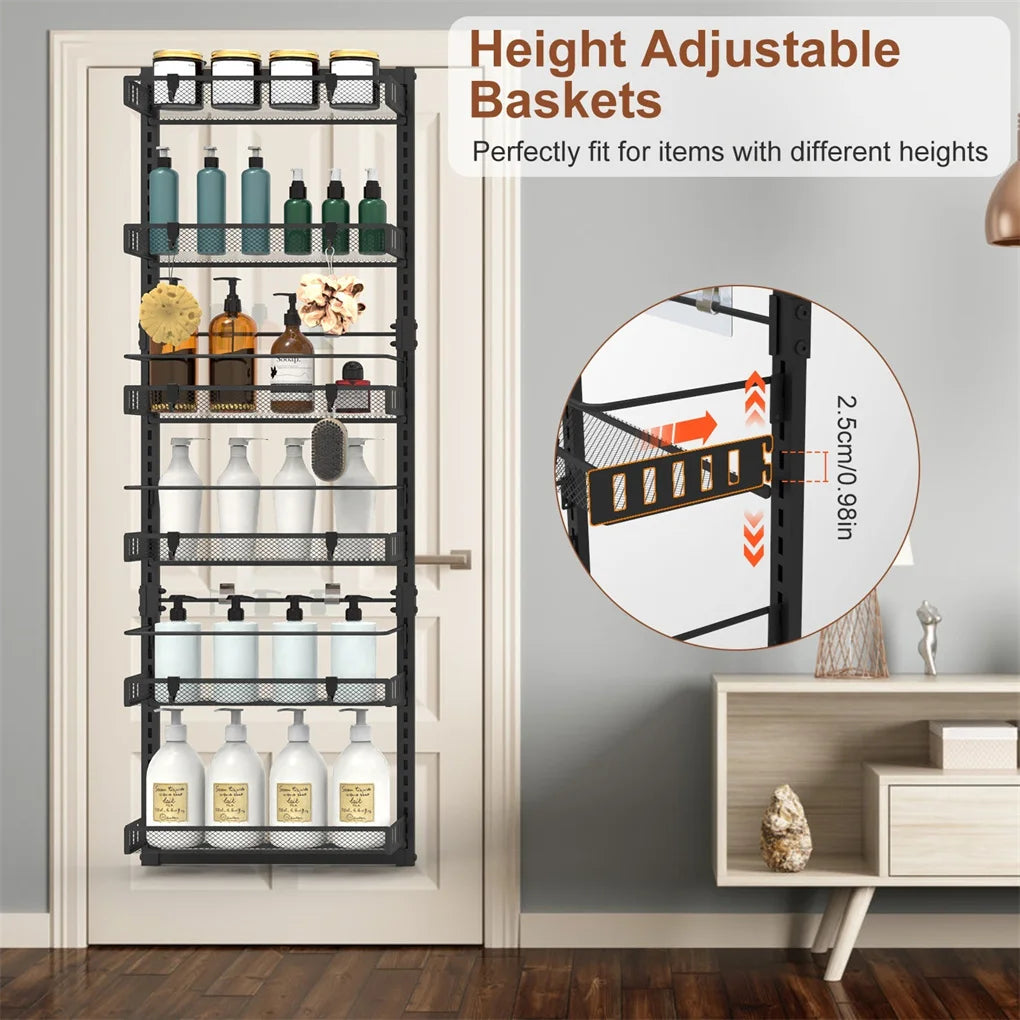 6-Tier Over the Door Pantry Organizer