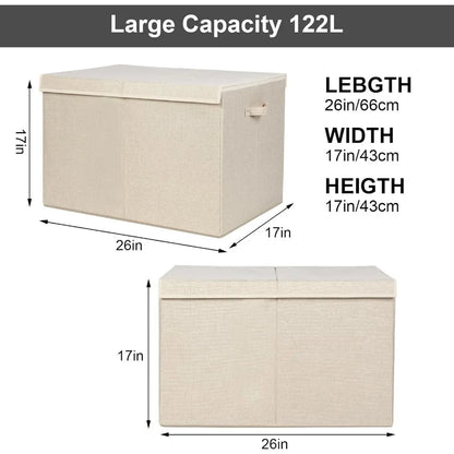 122L Large Toy Box Chest with Lid