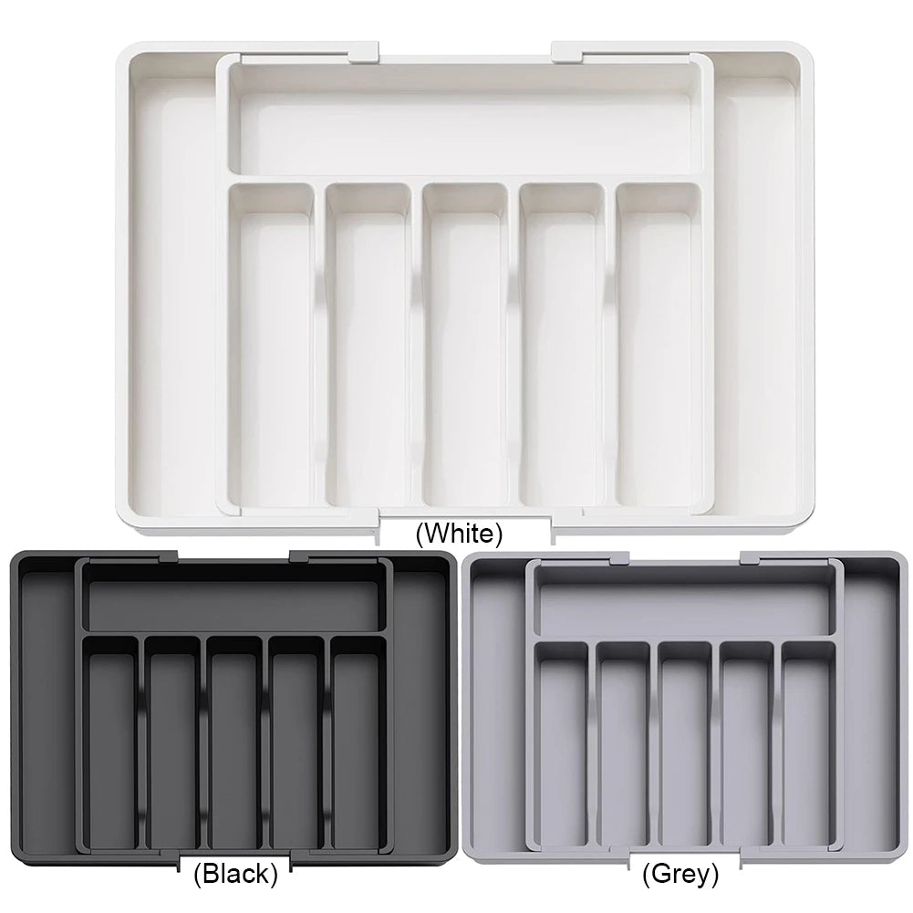 Adjustable Silverware Drawer Organizer