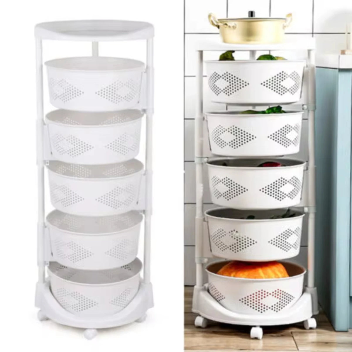 5-Layer Kitchen Cart