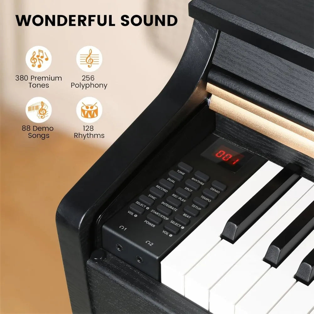 88 Key Digital Piano Weighted Keyboard