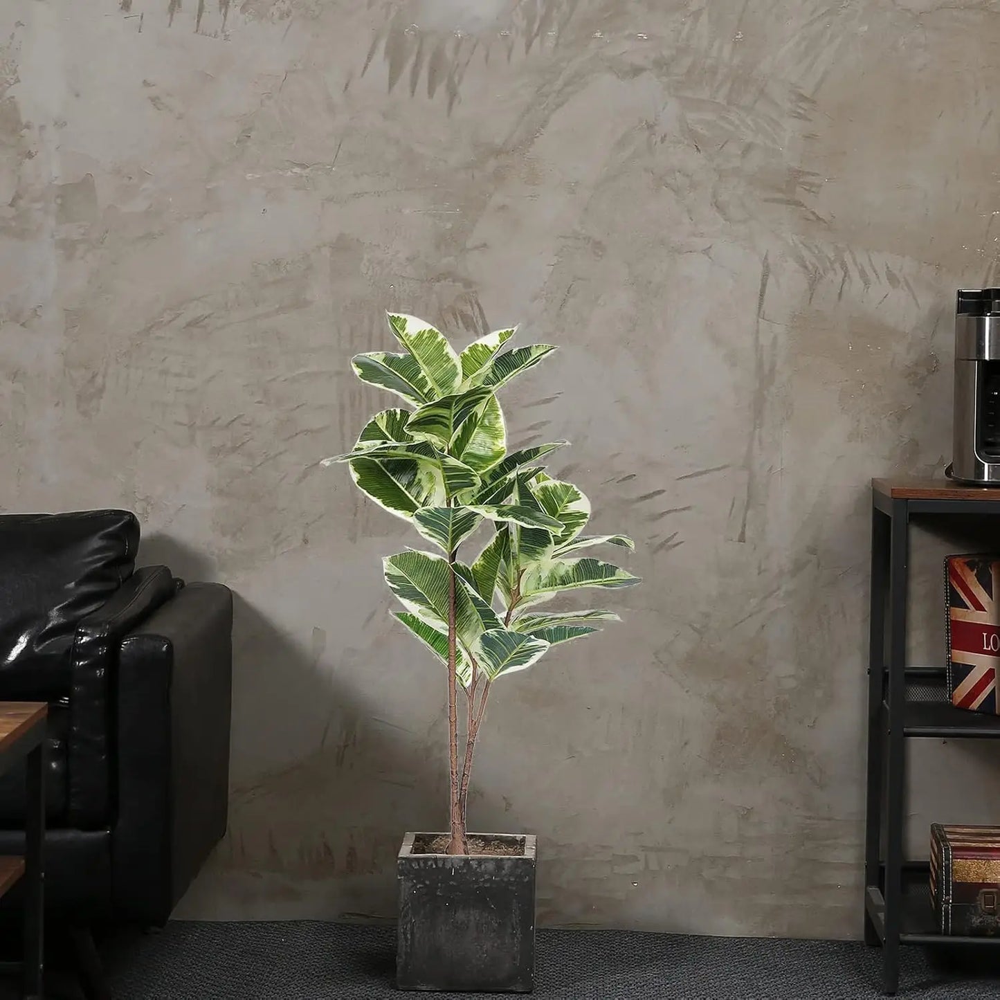 Artificial Rubber Tree Plant