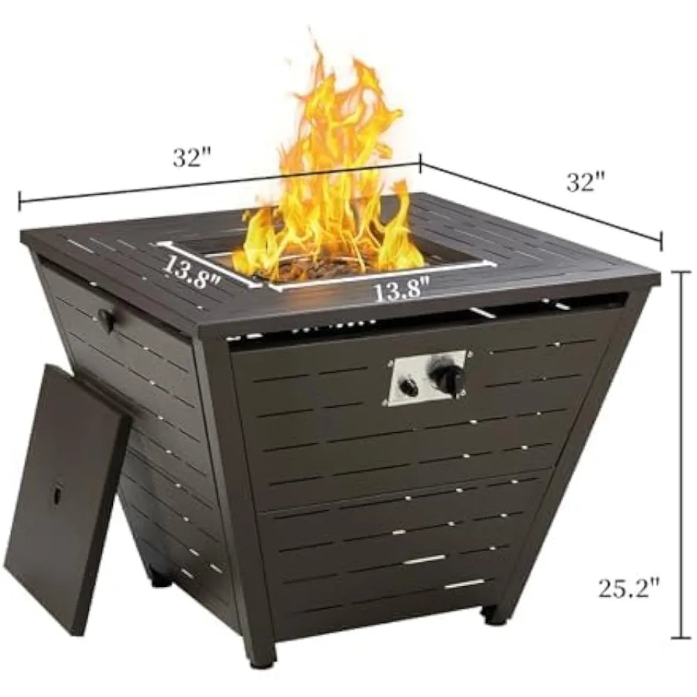 32" Propane Fire Pit Table