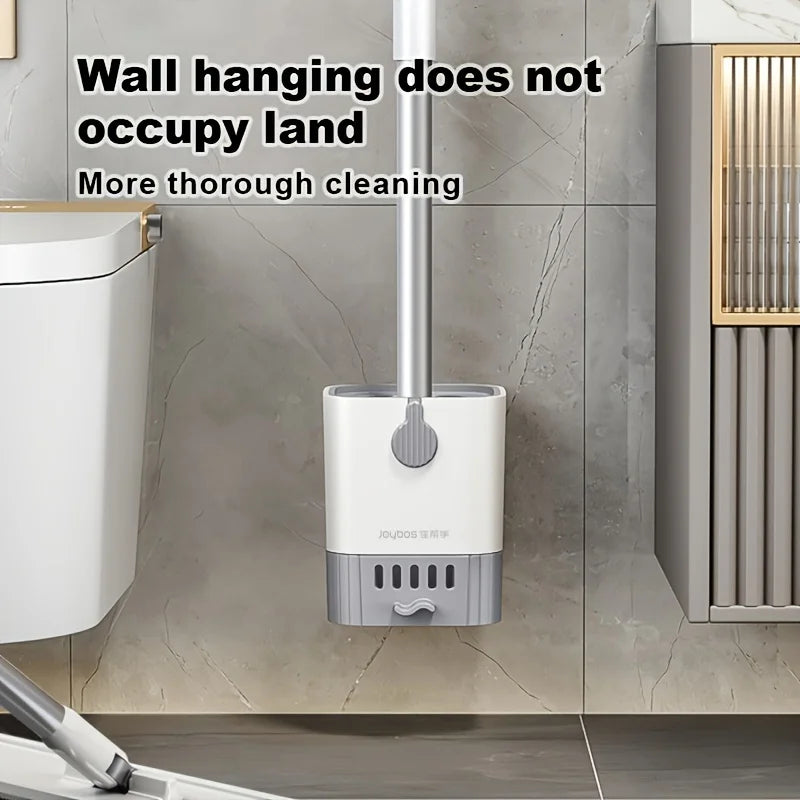 Wall-mounted toilet brush
