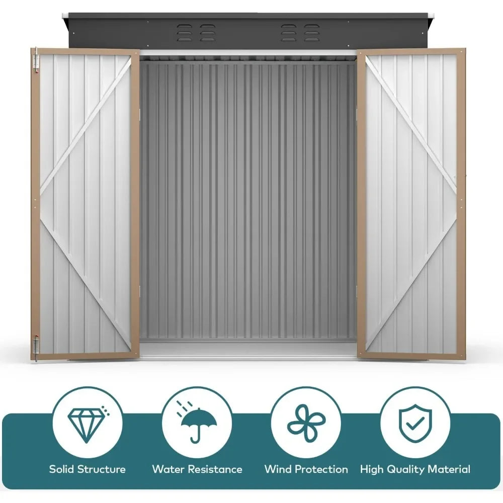 6' x 4' Outdoor Storage Shed
