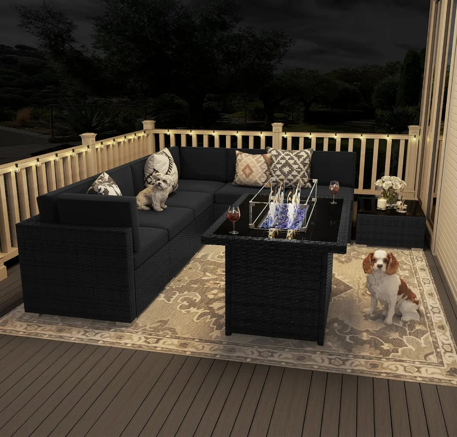 8 Pieces Patio Furniture Set