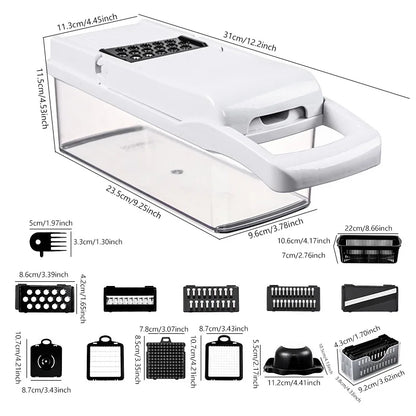 26 piece set of multifunctional vegetable slicers, etc.