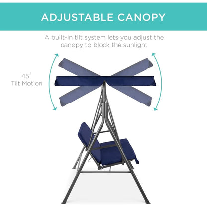 2-Person Outdoor Patio Swing Chair