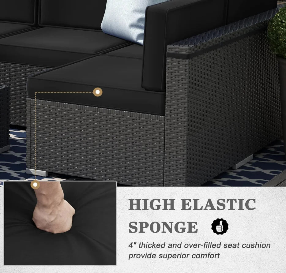 8 Pieces Patio Furniture Set