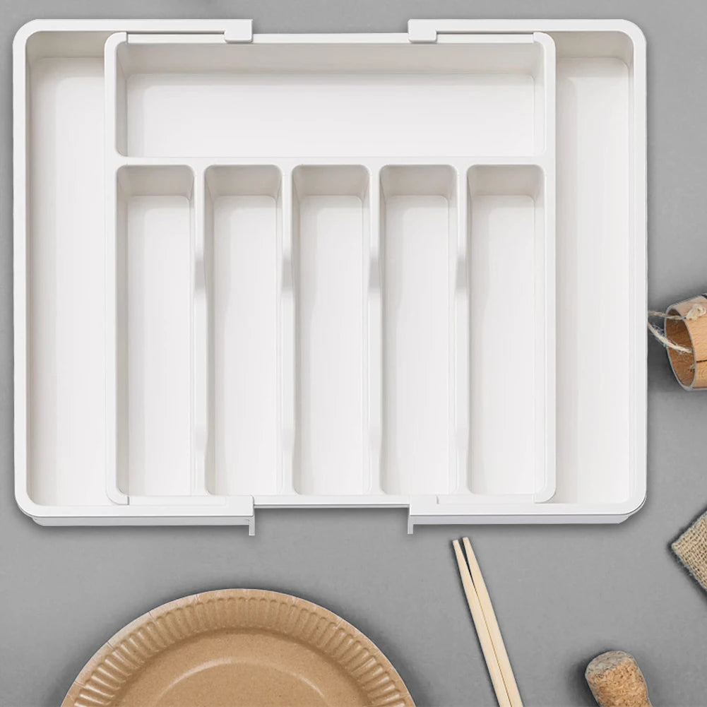 Adjustable Silverware Drawer Organizer