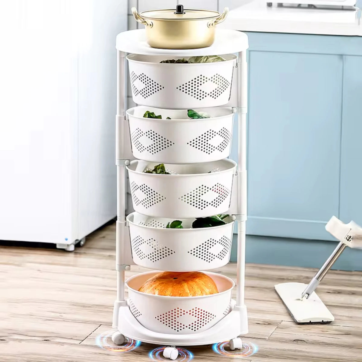 5-Layer Kitchen Cart