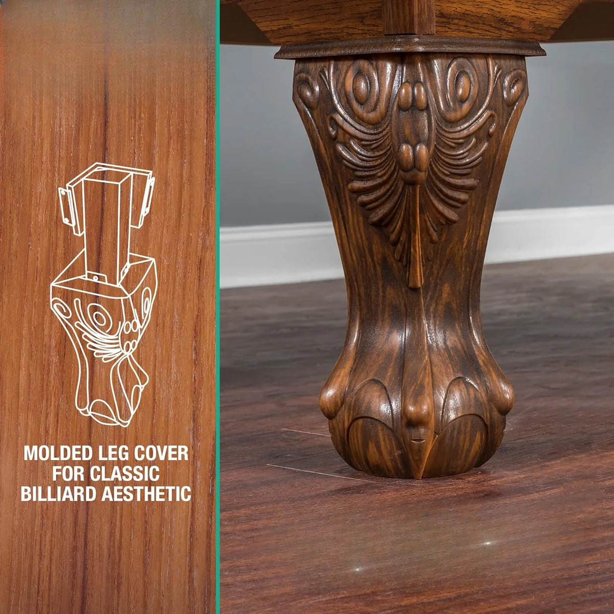 Billiard Bar-Size Pool Table 87 Inch