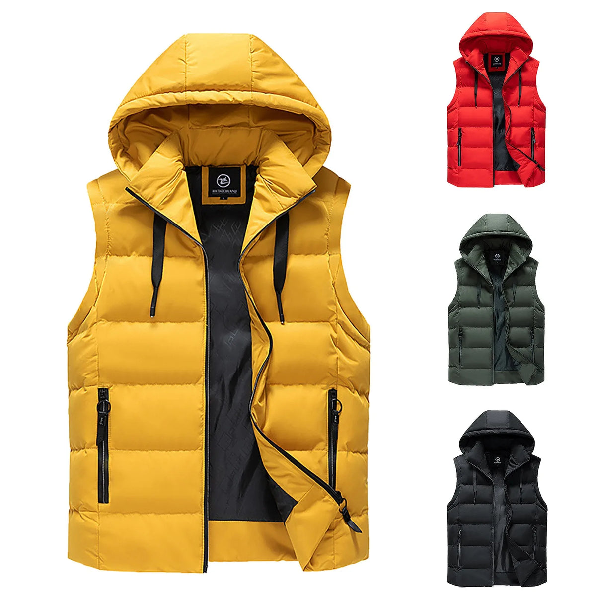 Men's Vest Warm Sleeveless Jacket Coat