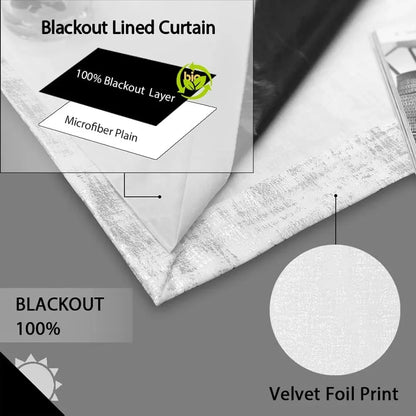 100% Blackout Soft Velvet Curtains